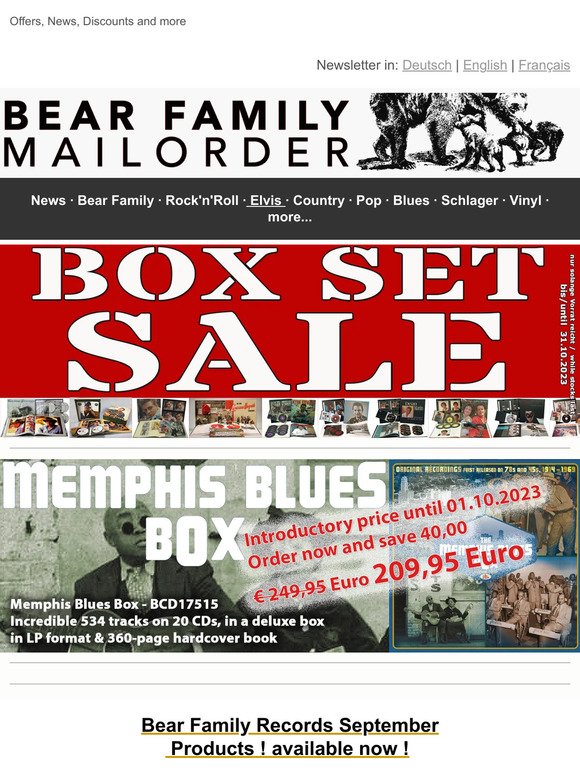 🐻 NOW! BEAR Family BoxSet Sale