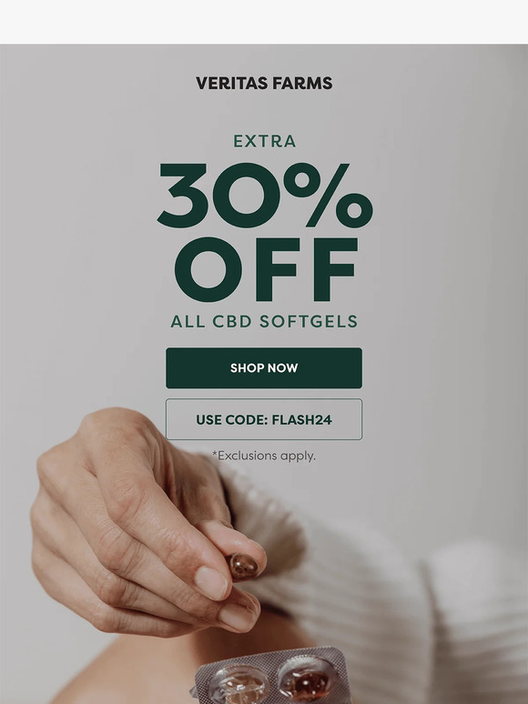 EXTRA 30% OFF all Softgels 🌱