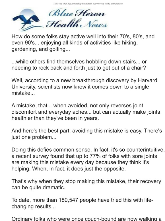 The #1 Mistake That Makes Bad Knees Worse