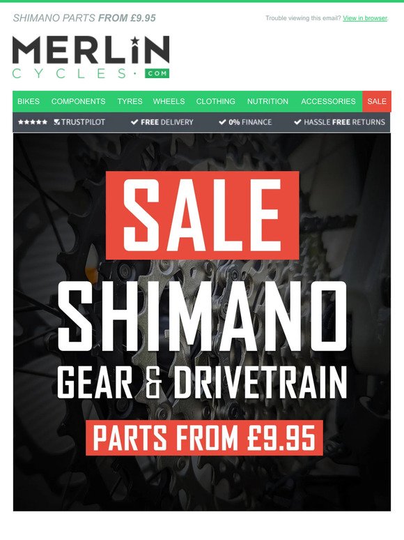 Shimano Gear & Drivetrain SALE