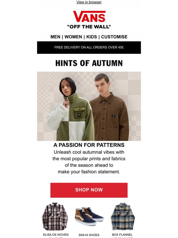 HINTS OF AUTUMN: A passion for patterns