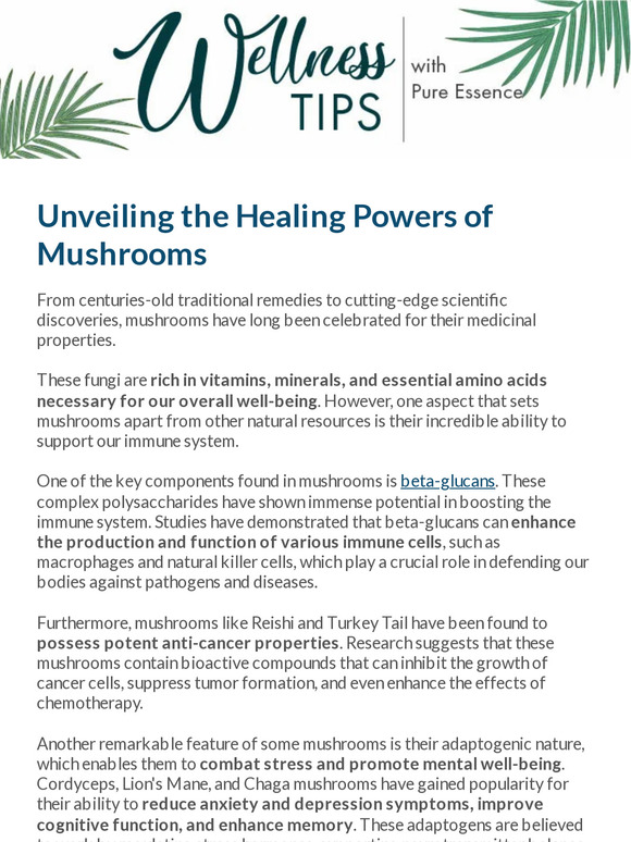Unleash the Healing Power of Mushrooms 🍄