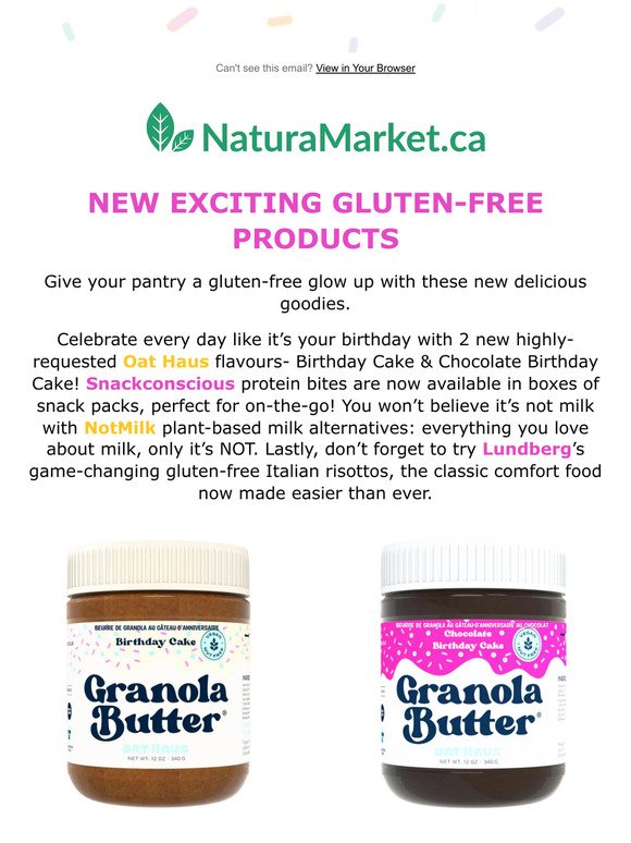 New Gluten-Free Goodies for the Whole Family!