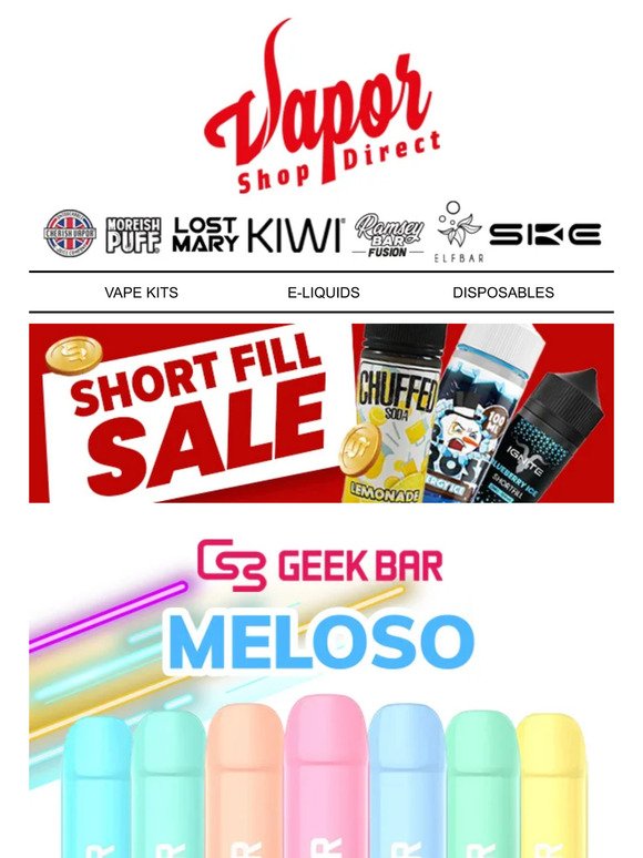 Mix & Match Deals - Geek Bar Meloso & Strapped Stix V2🔥
