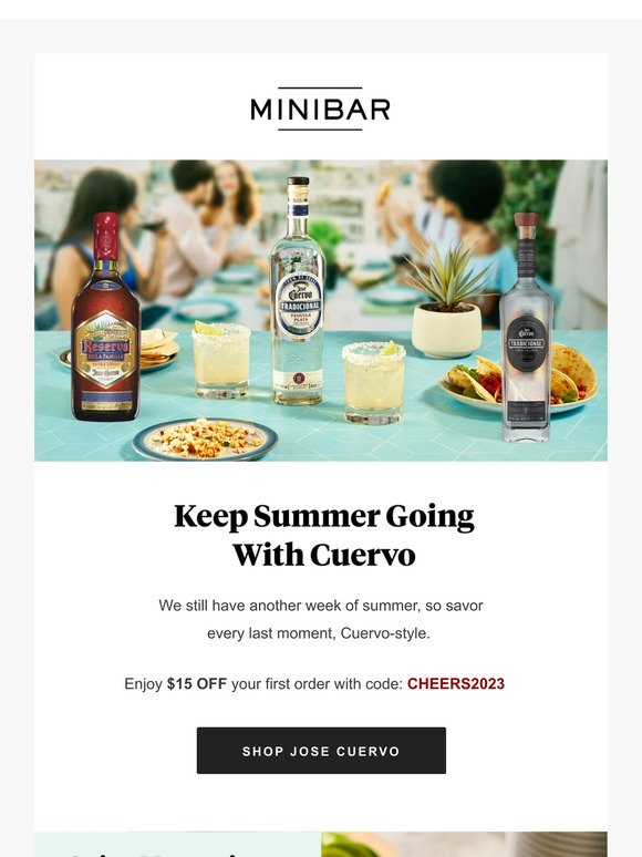Celebrate the End of Summer with Cuervo