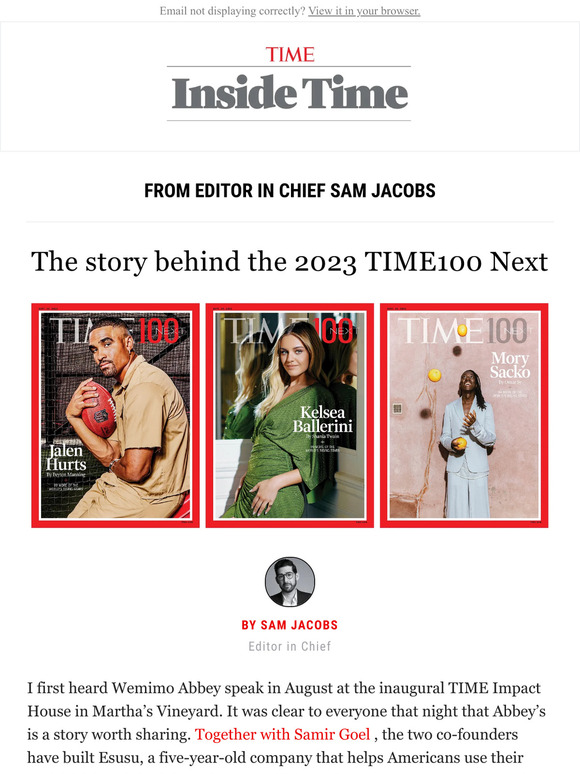 The story behind the 2023 TIME100 Next