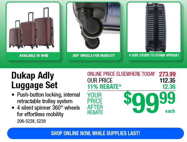 Dukap Adly Luggage Set