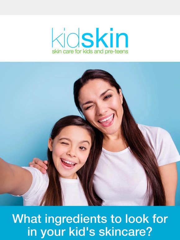 What ingredients to look for in your kid's skincare?