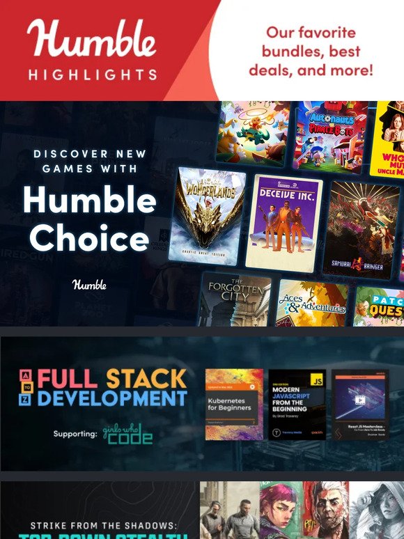 This week at Humble: Top Down Stealth + more