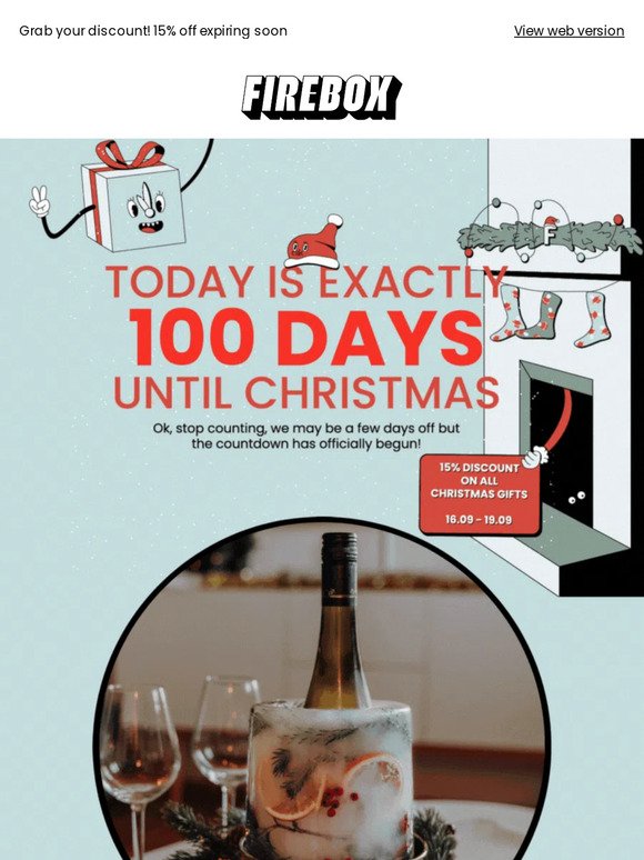 Less than 100 days til Christmas 😱