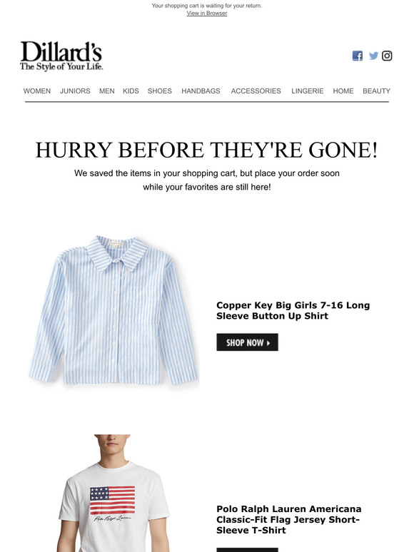 Hurry before they're gone!