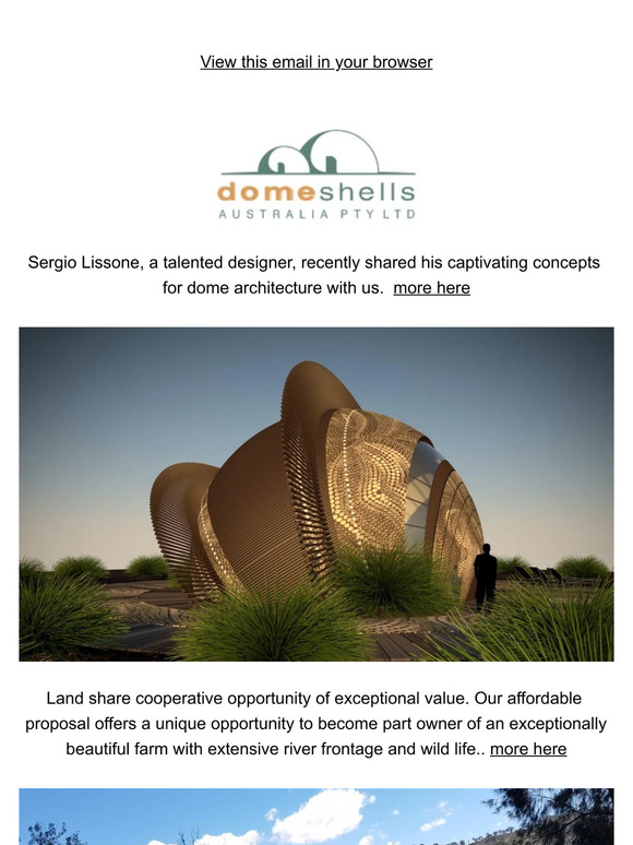 Wild Dome Designs | A cooperate Land Share Project | Lucidomes | Dome News