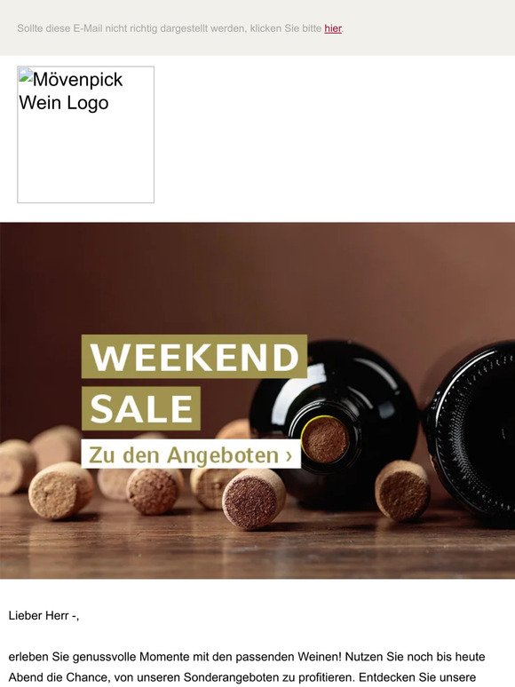 Weekend Sale –  profitieren Sie noch heute von bis zu 36% Rabatt! ⏰