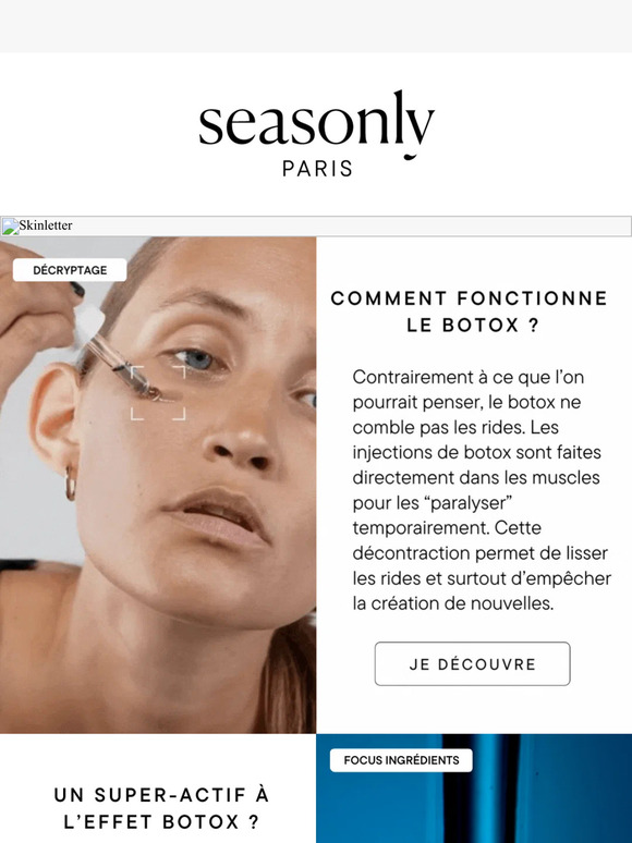 Savez-vous comment fonctionne le botox ?