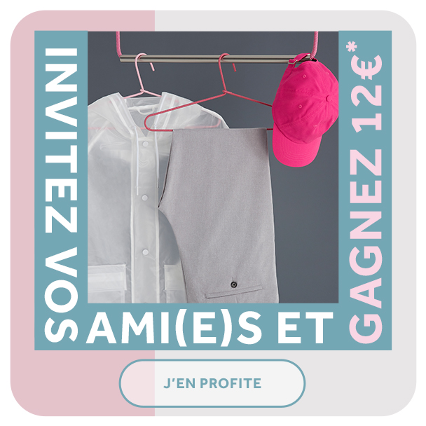 Parrainez vos amis et gagnez 12€* à chaque fois