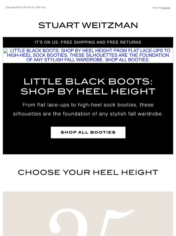 Little Black Boots: Find Your New Favorite by Heel Height