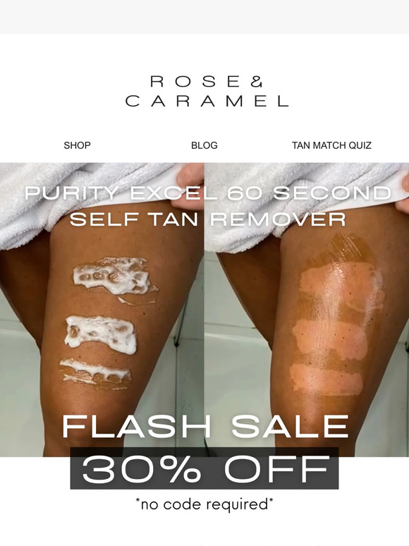 The Fastest Way To Remove Your Old Tan😱