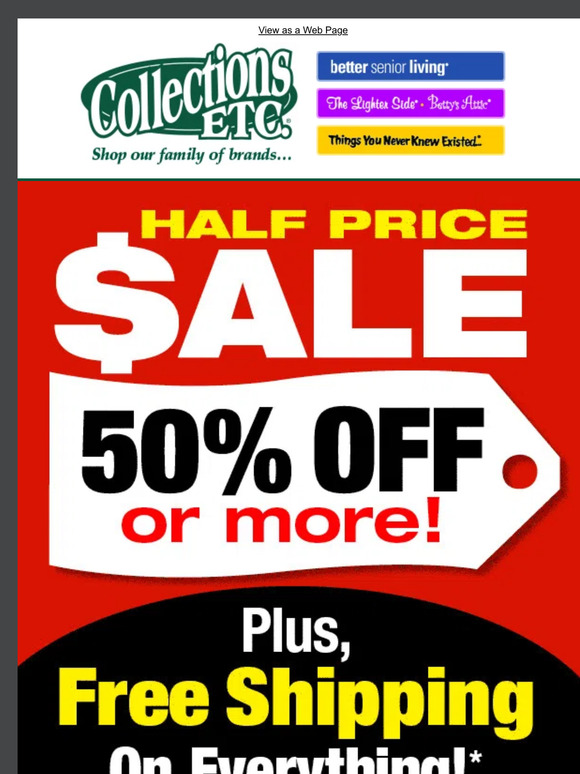 Don't Miss Out on Savings: Up to 50% Off or More