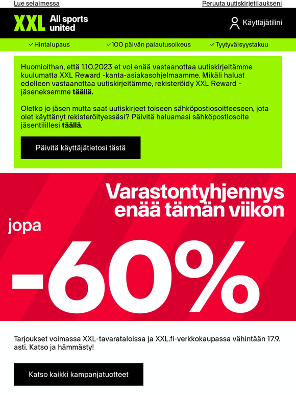 VARASTONTYHJENNYKSEN VIIMEINEN PÄIVÄ! ⏰