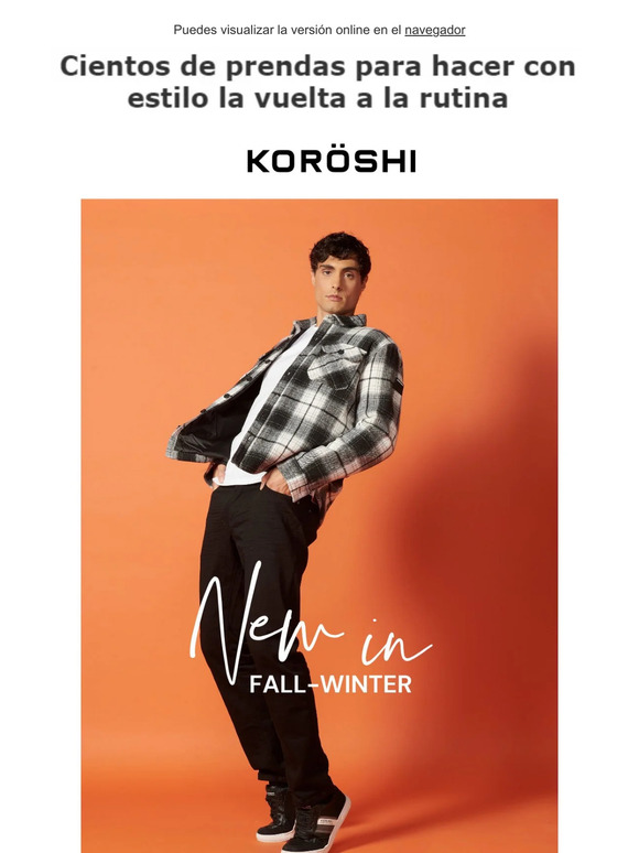 Descubre lo nuevo para este Otoño