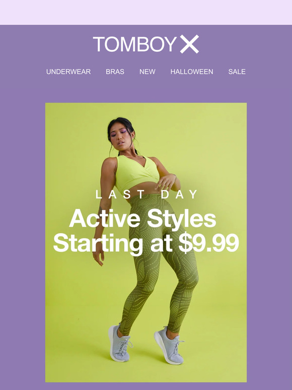 TomboyX: Our Big Activewear Sale Extended