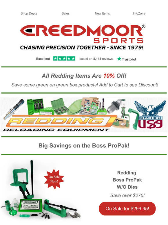 Redding is on Sale!