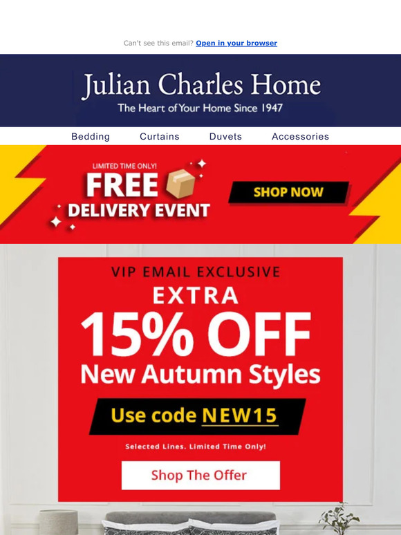 Julian Charles Your exclusive 15 off code is inside! Milled