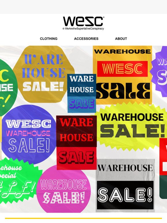 Save Big: Up to 75% Off at Warehouse Clearance!