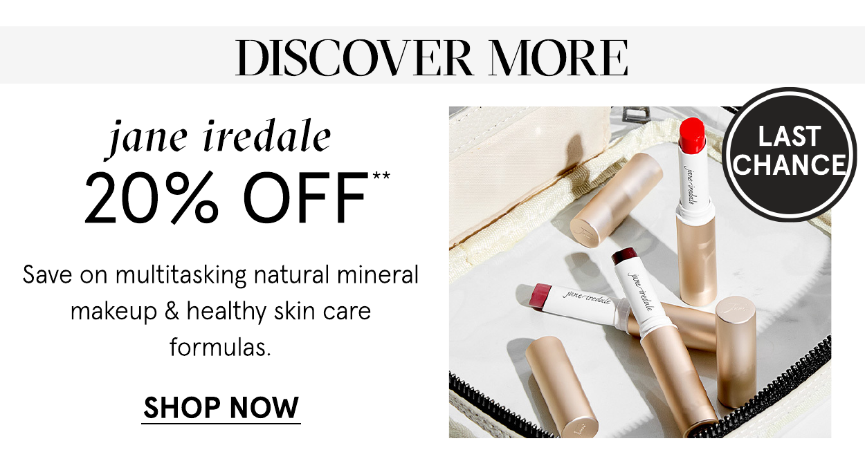 20 off jane iredale