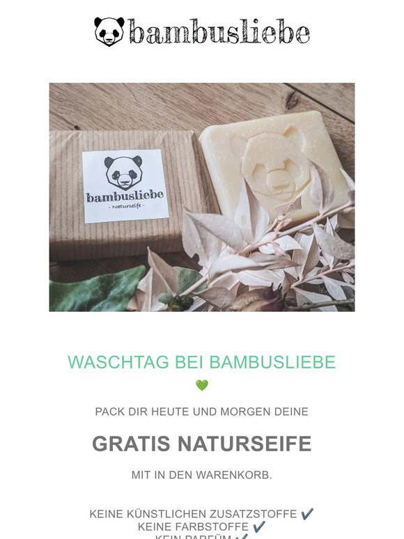 WASCHTAG!!! Jetzt GRATIS Seife sichern 🧼