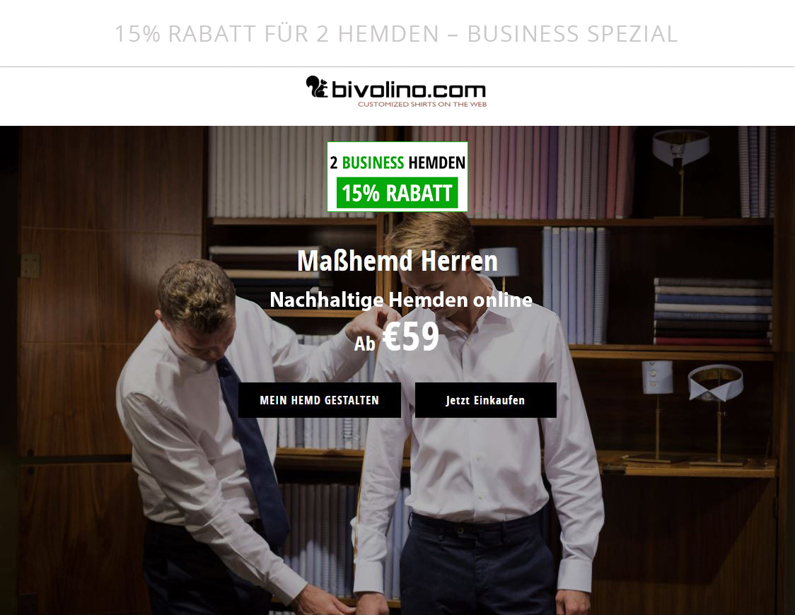 Masshemd Herren