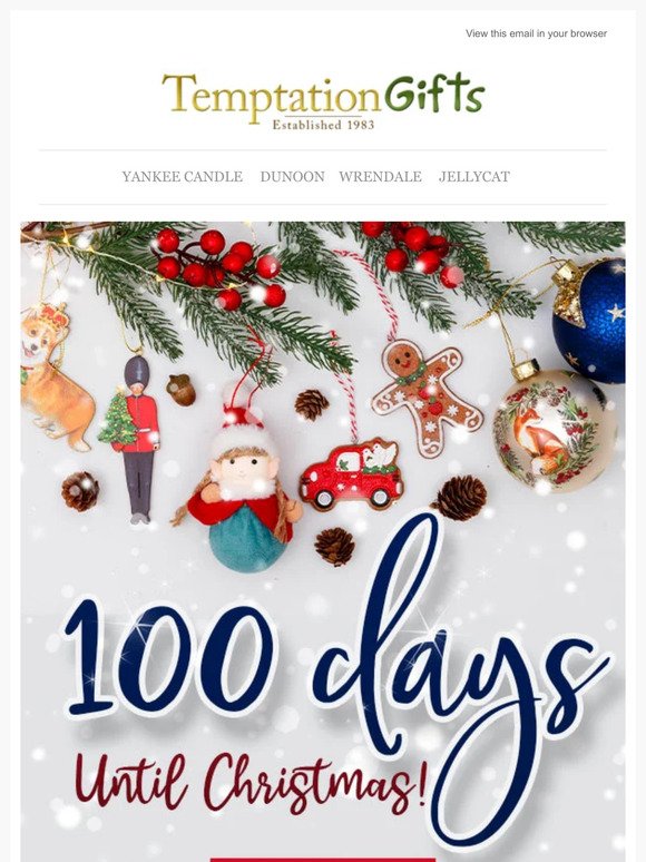 100 Days Until Christmas! 🎄