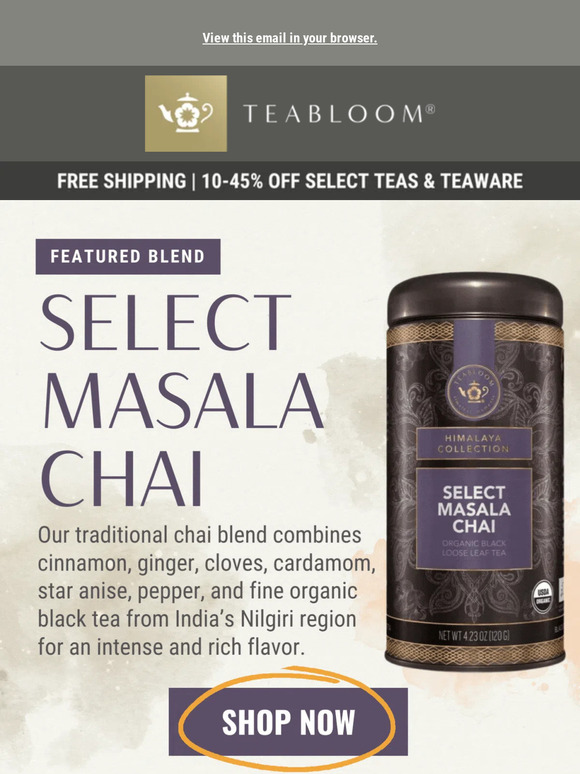 Featured Blend: Select Masala Chai