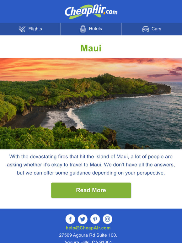 Is it okay to visit Maui right now?