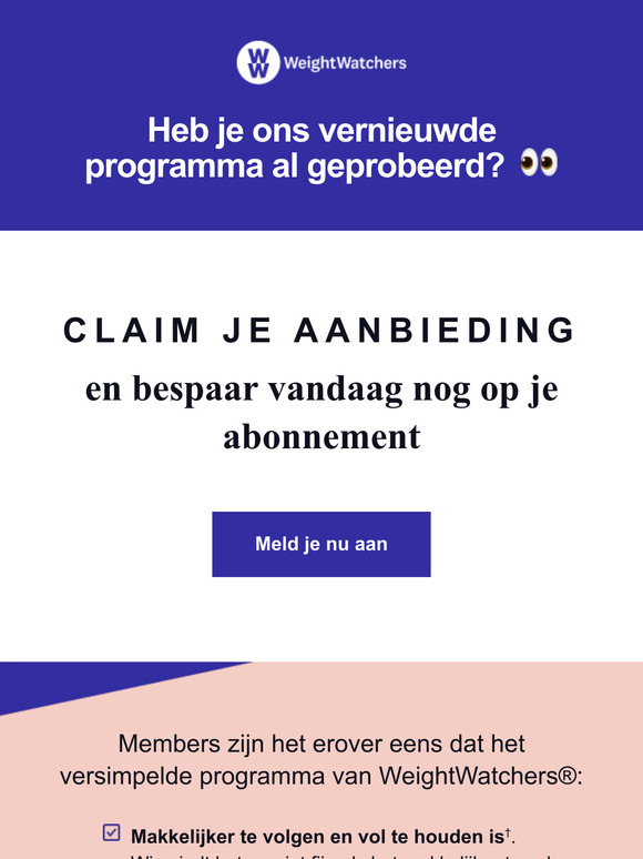 Vernieuwd programma. Makkelijker afvallen! 💙