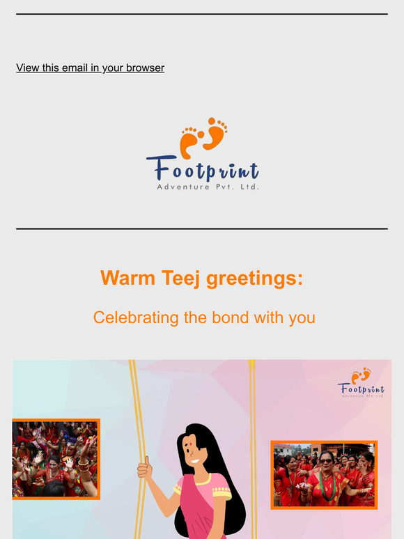 Warm Teej greetings: Celebrating the bond with you