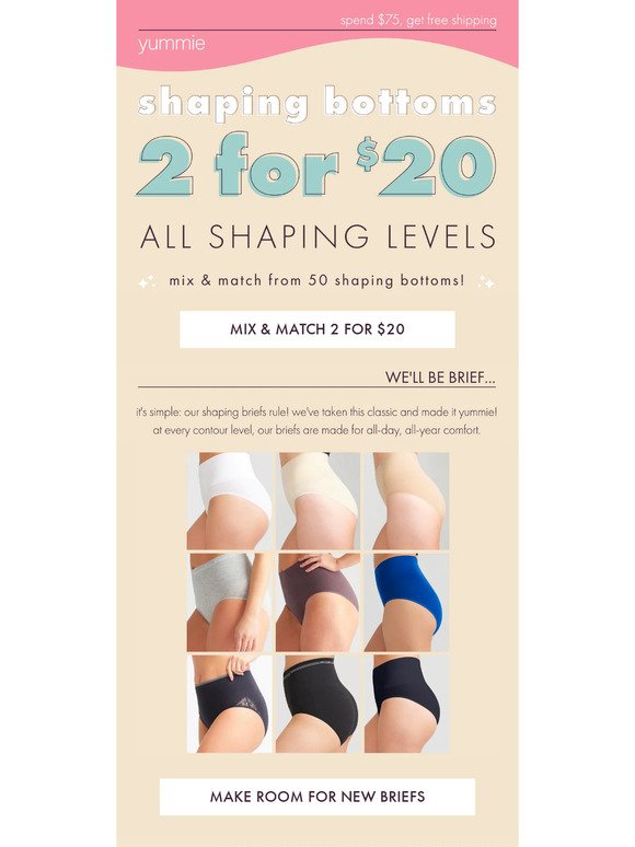 🍑 2 for $20 Shaping Bottoms! 🍑