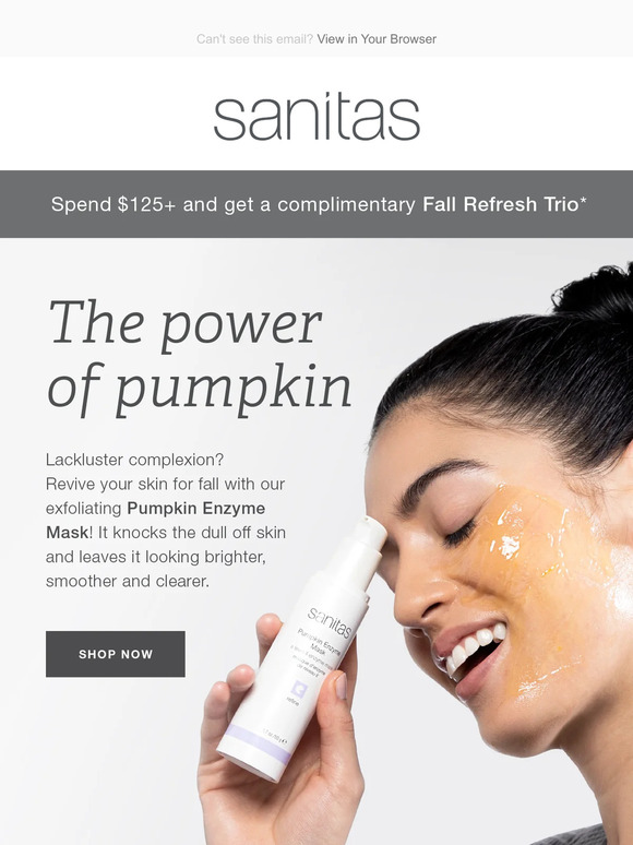 Brighter, smoother skin from pumpkin? Yes!