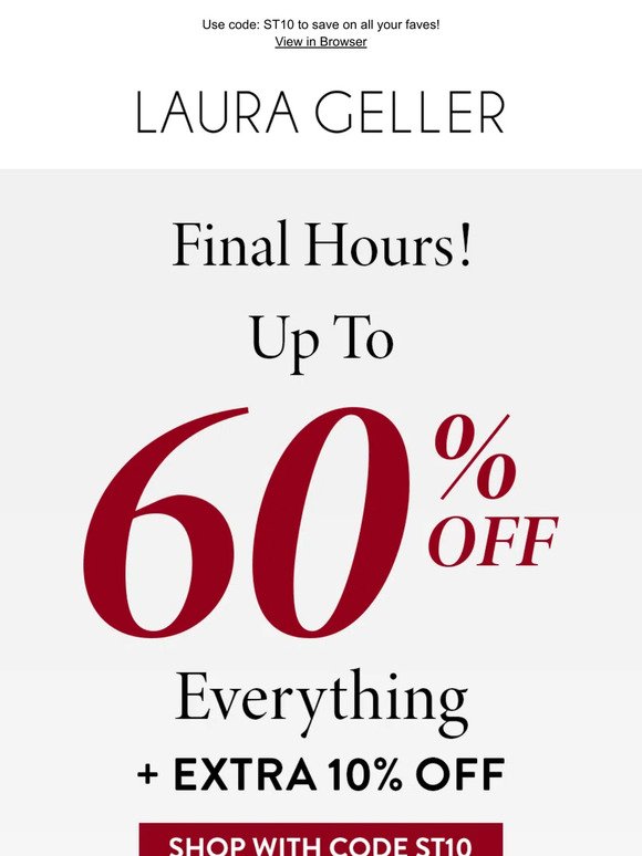 Reminder: Every 👏 Single 👏 Thing 👏 Is 60% OFF