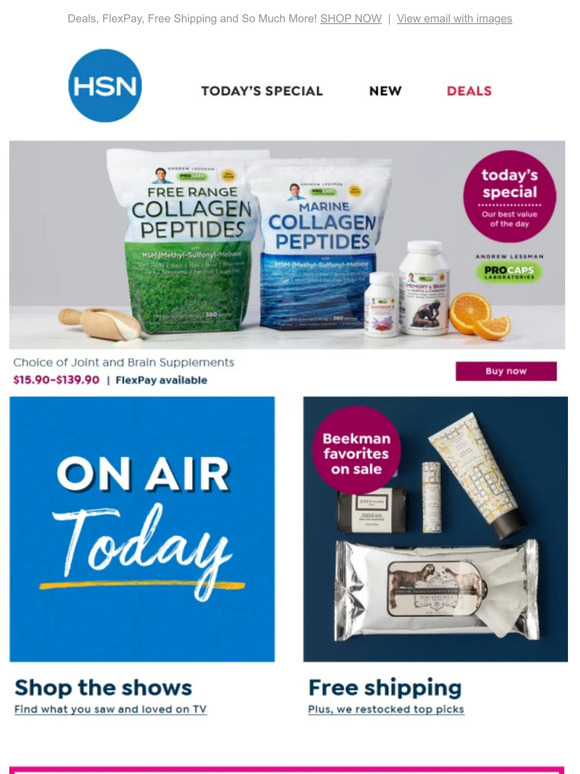 See What’s New Today!