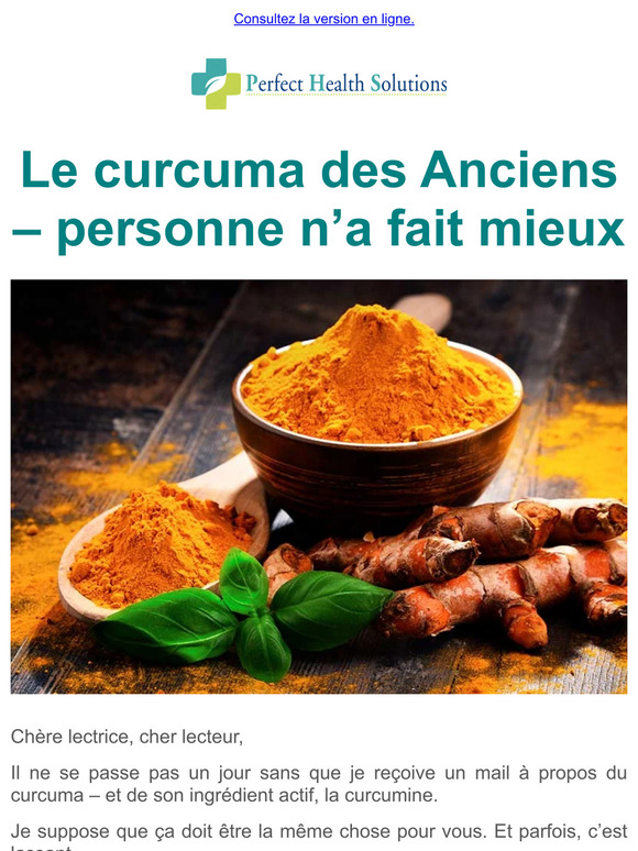 Le curcuma des Anciens – personne n’a fait mieux