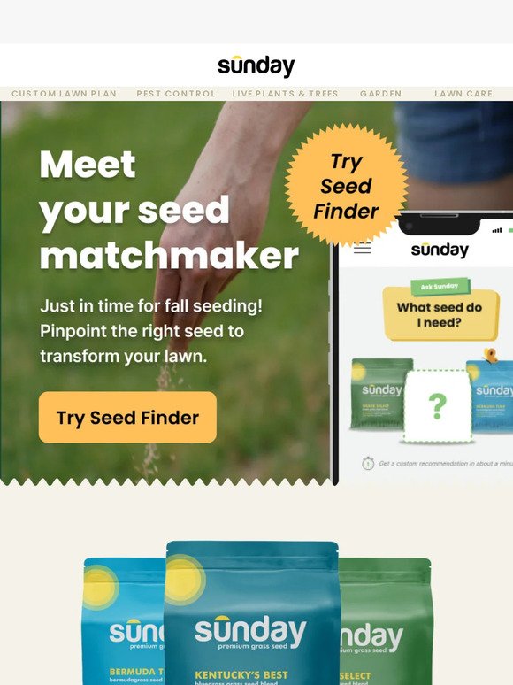 Not sure what seed you need?