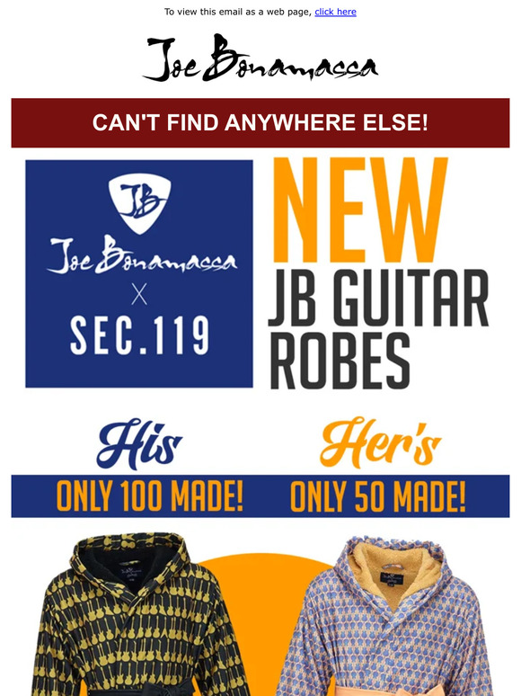 Cozy Up With These New JB Blues Robes - Get Yours Today!