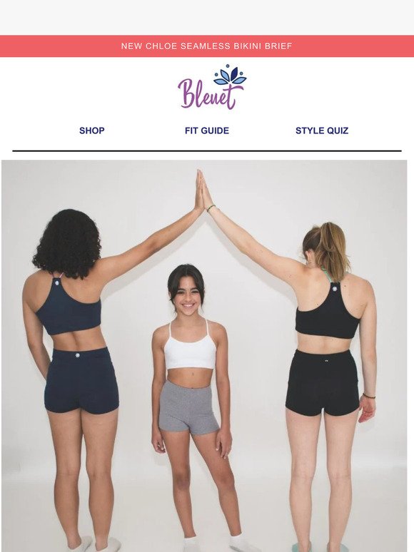 Stay-in-Place Bras for Sports, Dance, Cheer