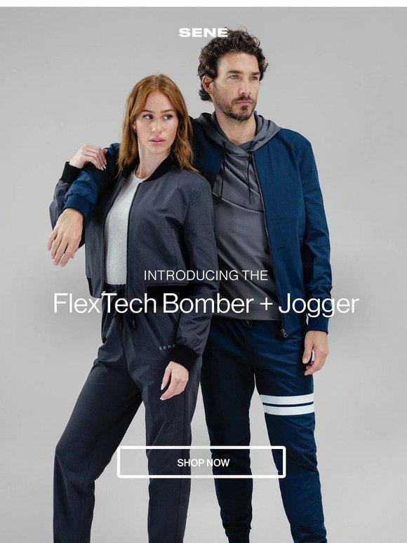 Meet the Transit Bomber + Jogger Set.