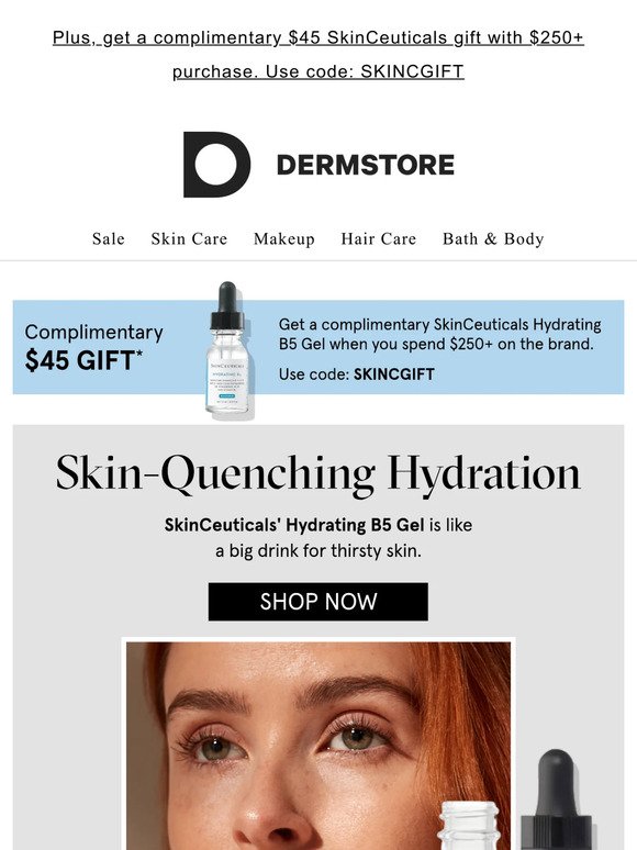 Get your $45 SkinCeuticals serum gift that's a hydration game-changer