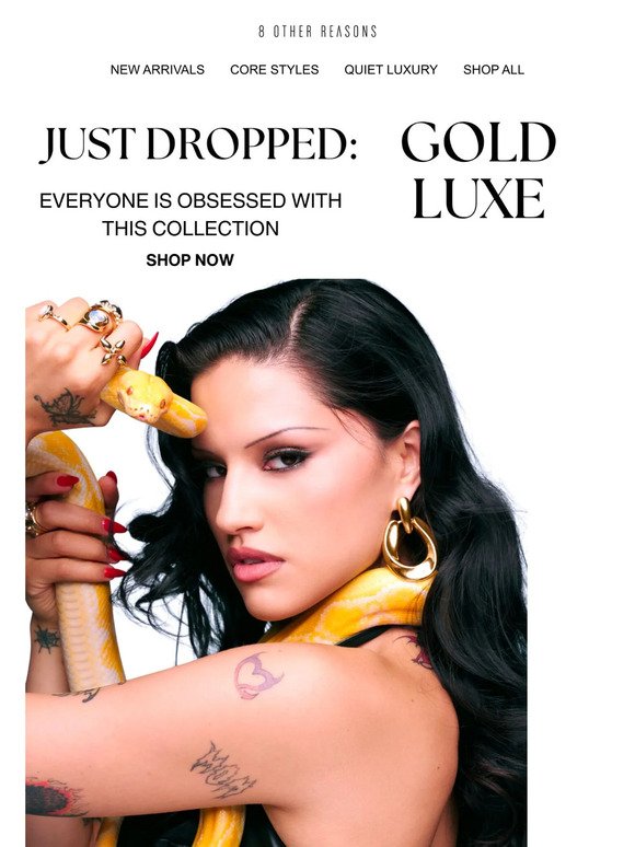 JUST DROPPED: GOLD LUXE