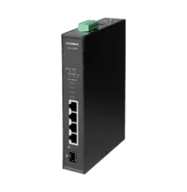 EDIMAX IGS-1105P priemyselný ethernetový switch Ethernet. portov 4  LAN rýchlosť prenosu 10 GBit/s