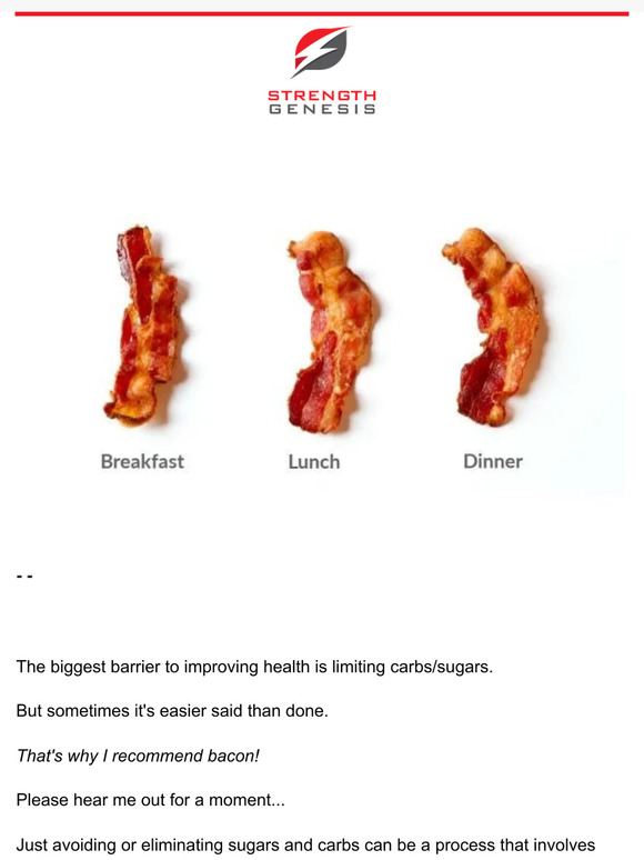 Strength Genesis Why Bacon Can Prevent Addiction 🥓🥓 Milled
