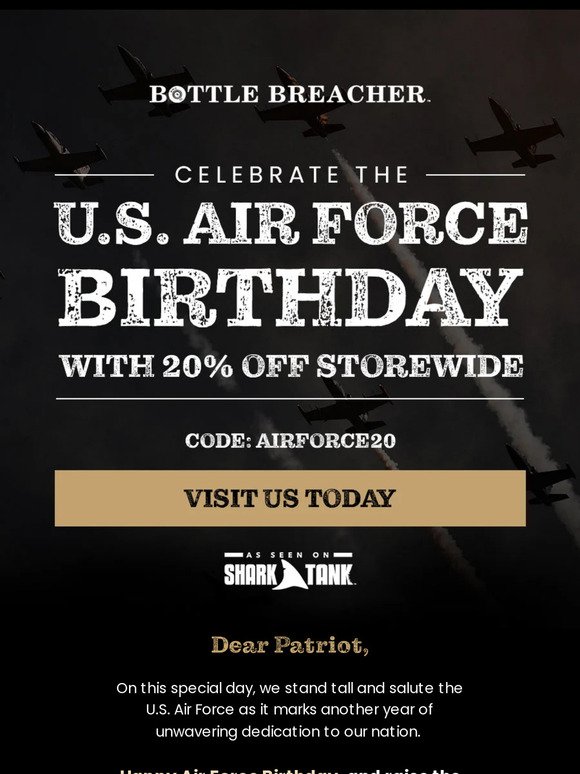 Salute to the Skies: Happy Air Force Birthday 🎖️